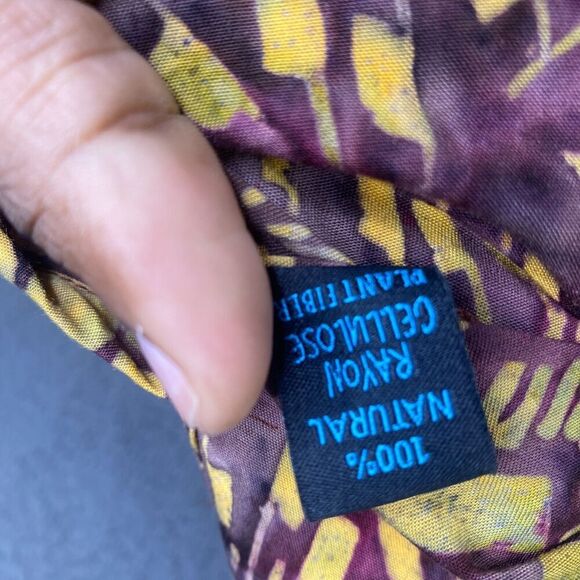 Tropical Tantrum Hawaiian Shirt XL Men’s Button Up Batik All Over Print Vintage - Picture 10 of 13